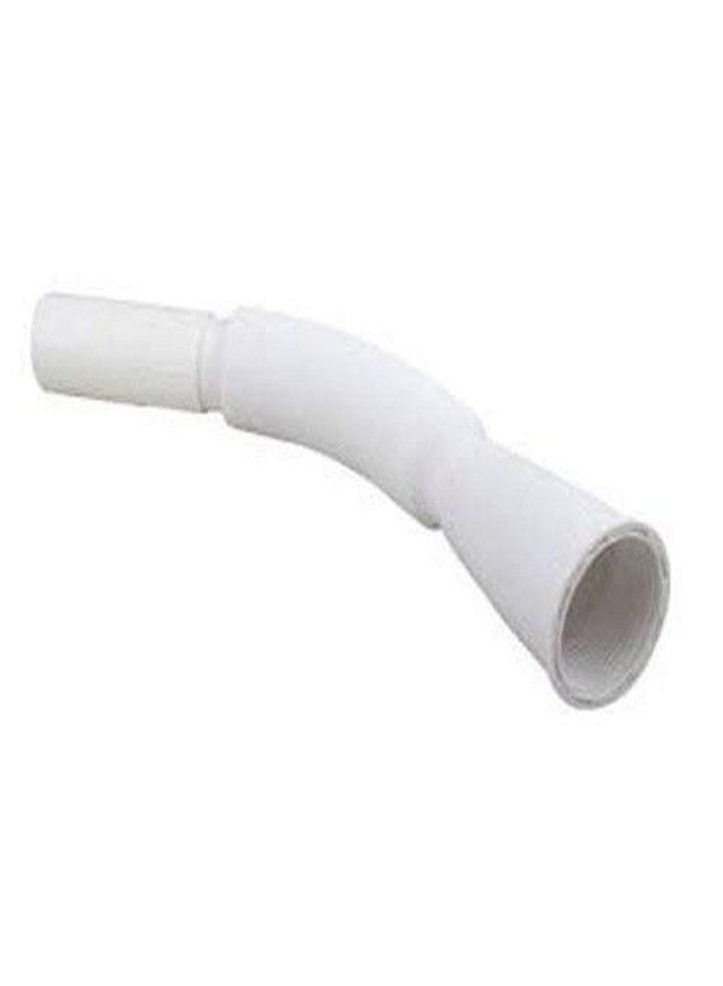 NEW WARE® Flexible PVC White Hose Waste Pipe for Bathroom Wash Basin Kitchen Sink Heavy Duty 1 1/4" Drain Hose/Outlet Tube Connector - Image 1