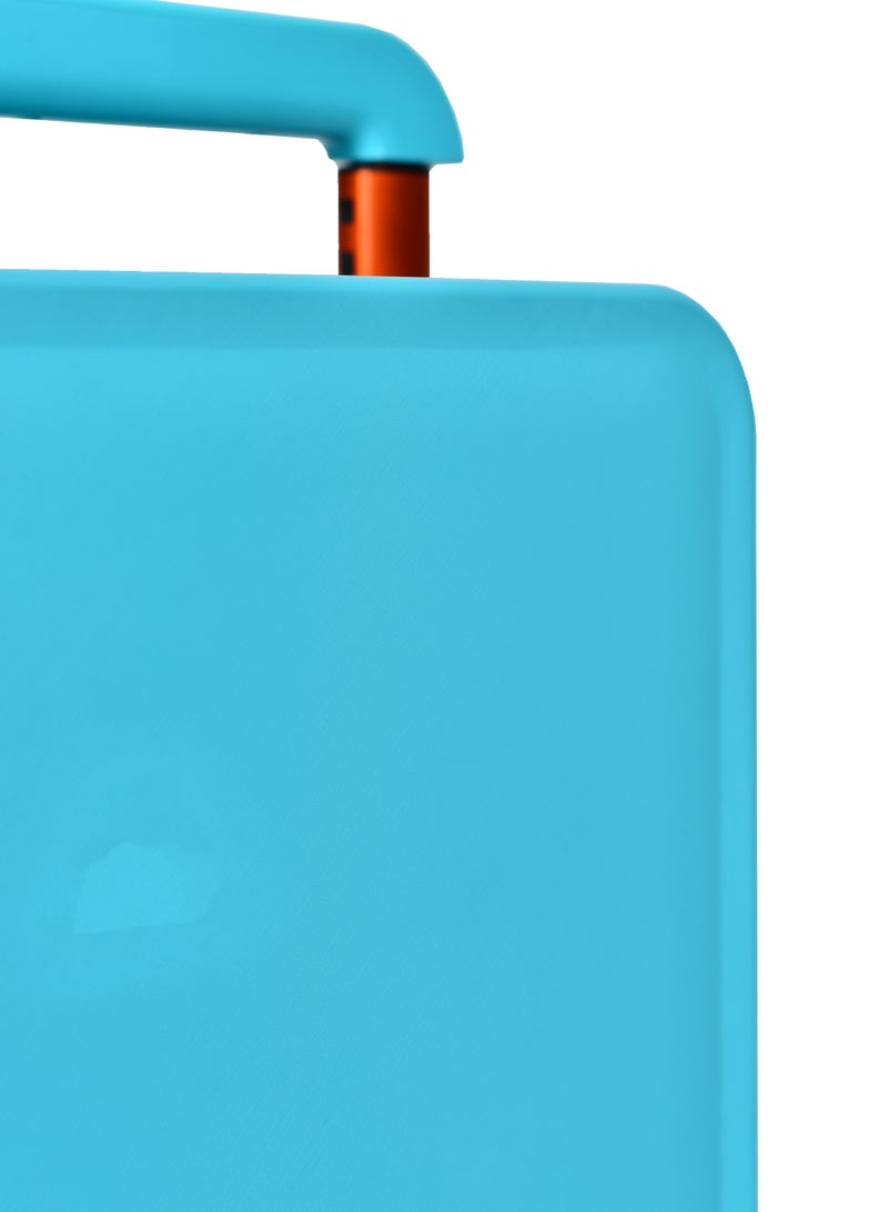 مورانو حقيبة سفر متينة للجنسين من Morano خفيفة الوزن، حقيبة باربع بعجلات دوارة مع قفل مدمج من TSA (أزرق مائي Carry-On 20-Inch) مقاسات  طول 35 سم*عرض 21سم*إرتفاع 49سم - Image 3