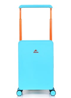 MORANO Lightweight modern Morano travel bag made of hard polycarbonate material Aqua Size: 35 cm x 21 cm x 49 cm  - Image 2
