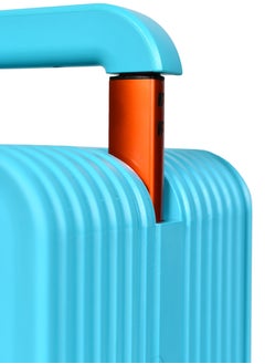 MORANO Lightweight modern Morano travel bag made of hard polycarbonate material Aqua Size: 35 cm x 21 cm x 49 cm  - Image 4