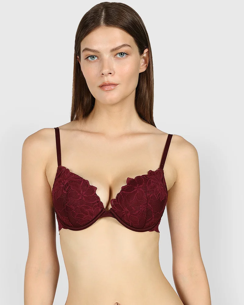 لا سينزا La Senza Double Pushup Plunge Bra