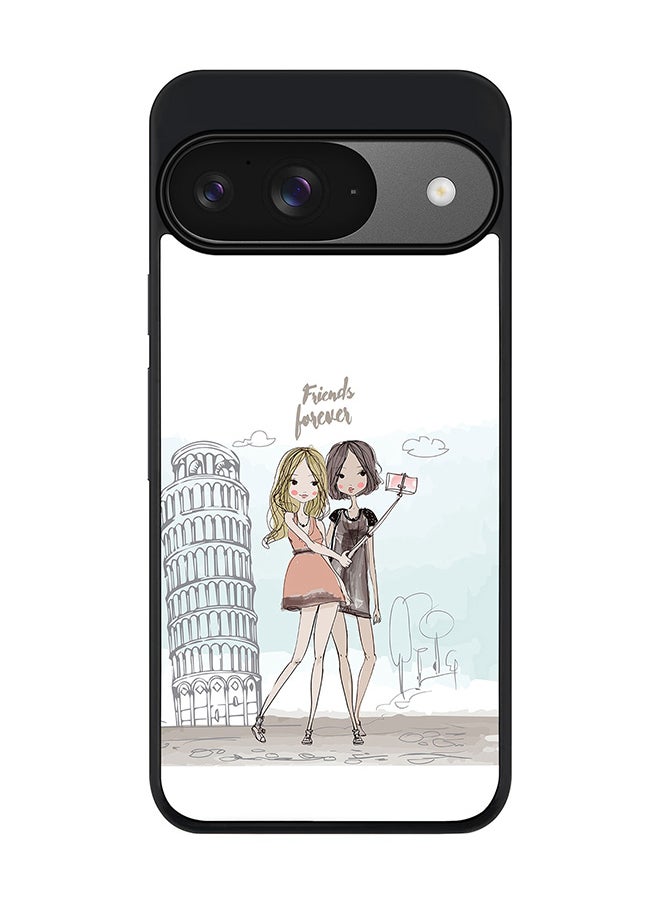 Stylizedd For Google Pixel 9 Case,Slim fit Camera Protection, Shockproof Thin Phone cover - Friends Forever  - Image 1