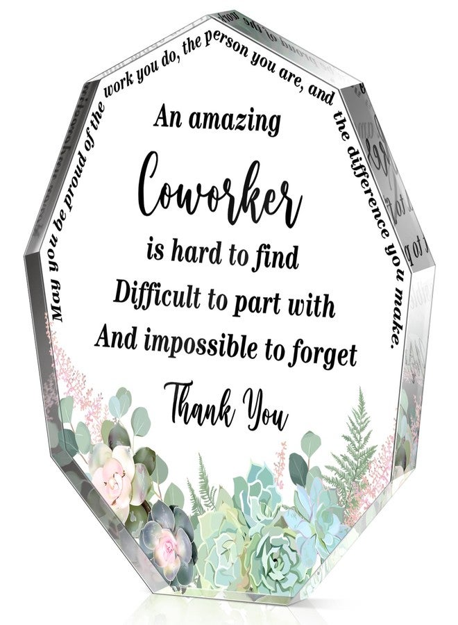 Yinder Thank You Gift for Women Inspirational Gift Office Coworker Gifts Graduation Gift for Friends Classmates Colleague Leaving Job Farewell Gift Teacher Appreciation Keepsake(Coworker) - Image 1