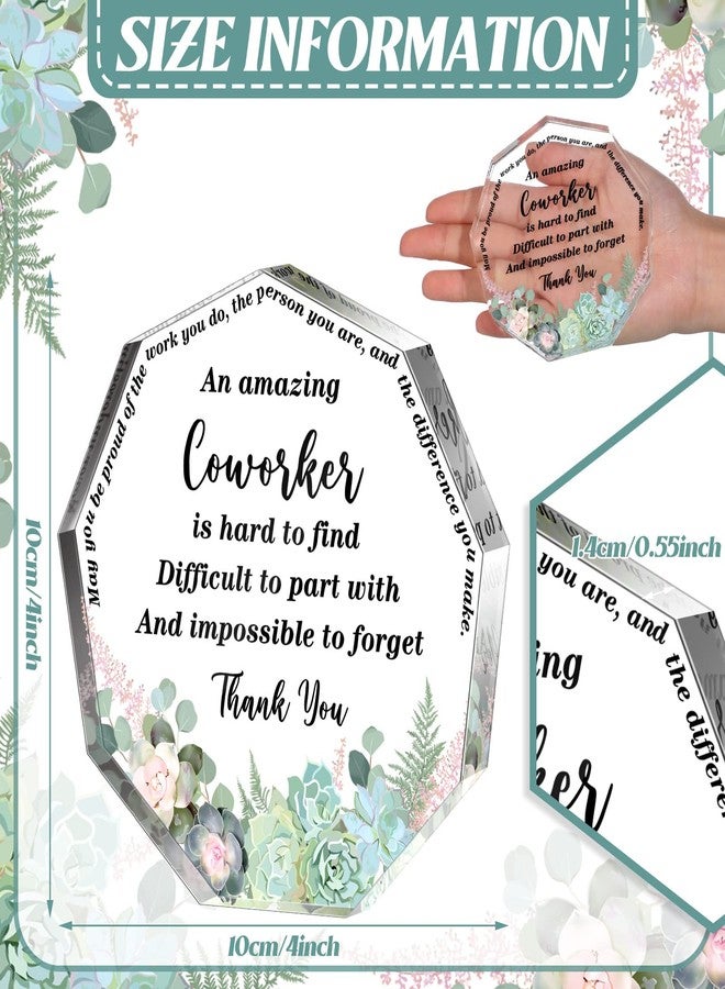 Yinder Thank You Gift for Women Inspirational Gift Office Coworker Gifts Graduation Gift for Friends Classmates Colleague Leaving Job Farewell Gift Teacher Appreciation Keepsake(Coworker) - Image 3