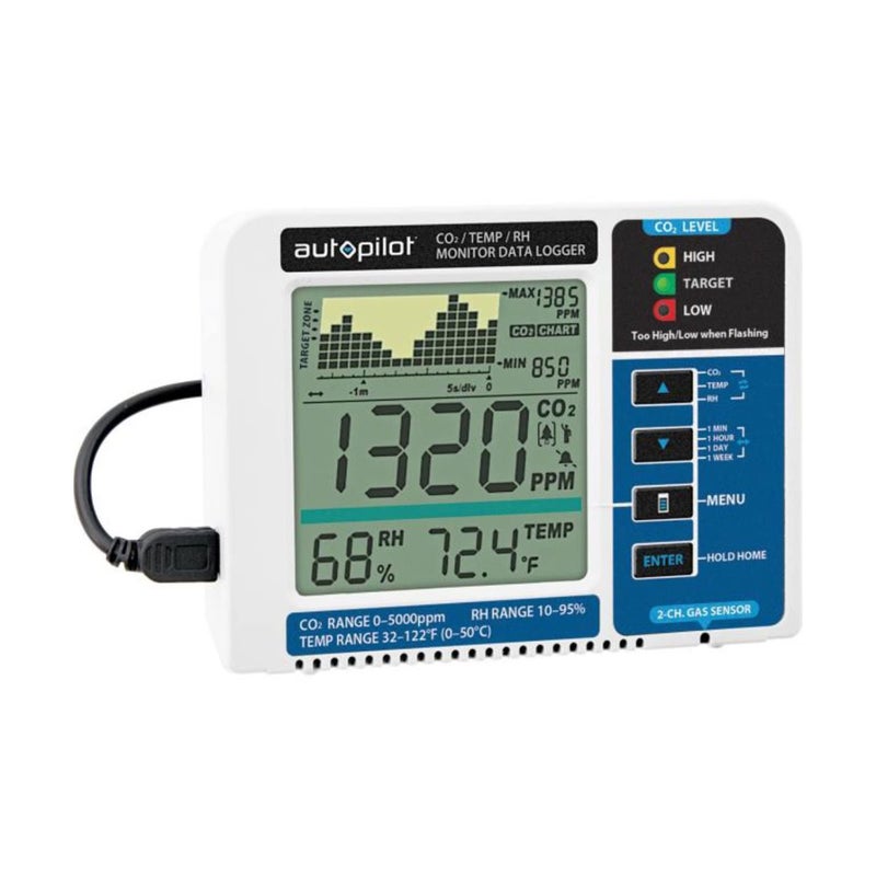 Hydrofarm Autopilot Desktop CO2 Monitor & Data Logger - Image 4