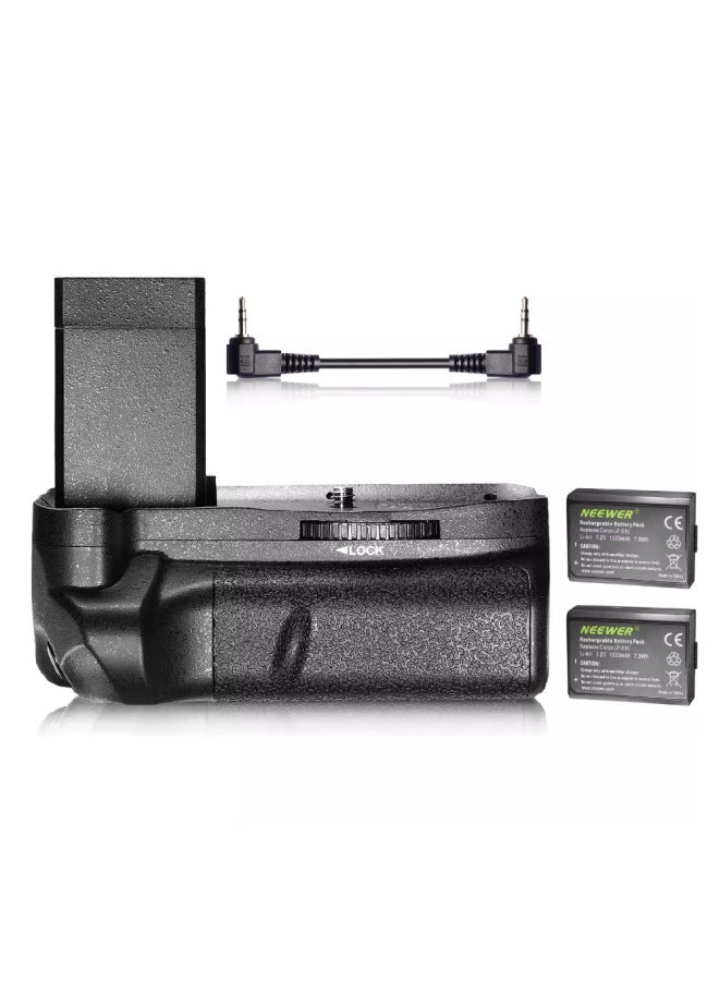 Neewer Camera Vertical Shooting Battery Box Handle For EOS 550d 600d 650d 700d Single Reflex Handle Engineering Plastic-Color:1100D/1200D/1300D/T3/T5 Handle 2xLP-E10 Replacement Battery  - Image 1