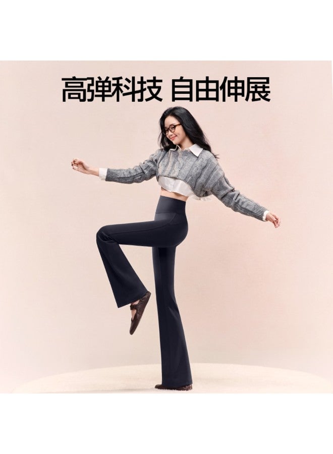 SIINSIIN High-Waist Tummy Control Lifting Shark Bell-Bottom Pants Autumn High-End Fashion Slim-Fit Casual Pants - Image 5