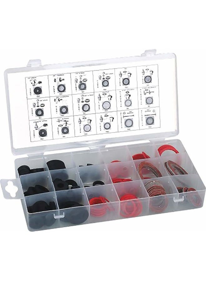tooloflife Rubber Faucet Sealing Washer Plumbing O-Ring Gasket Assortment Kit 141pcs - Image 1