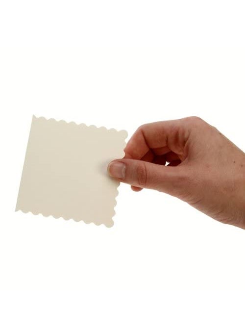Papermania docrafts Papermania Square Scalloped Cards and Envelopes, Cream, 3 by 3-Inch  - Image 3