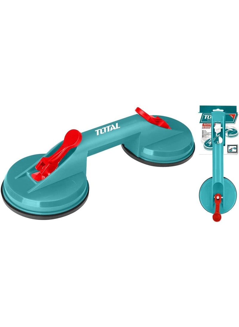 TOTAL Suction Cup Lifter 50 kg – Heavy-Duty Single Suction Vacuum Lifter for Glass, Tiles, Mirrors, Marble, Car Dent Repair, and Smooth Surface Lifting - Image 1