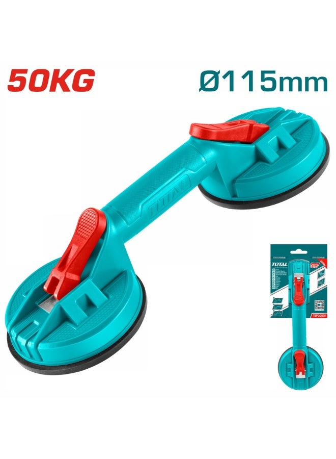 TOTAL Suction Cup Lifter 50 kg – Heavy-Duty Single Suction Vacuum Lifter for Glass, Tiles, Mirrors, Marble, Car Dent Repair, and Smooth Surface Lifting - Image 2