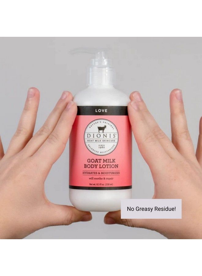 Dionis Goat Milk Skincare Love Scented Body Lotion Lotion For Hydrating & Moisturizing Dry Sensitive Skin Made In The Usa Cruelty Free & Paraben Free Body Lotion With Pump 8.5 Oz Bottle - Image 4