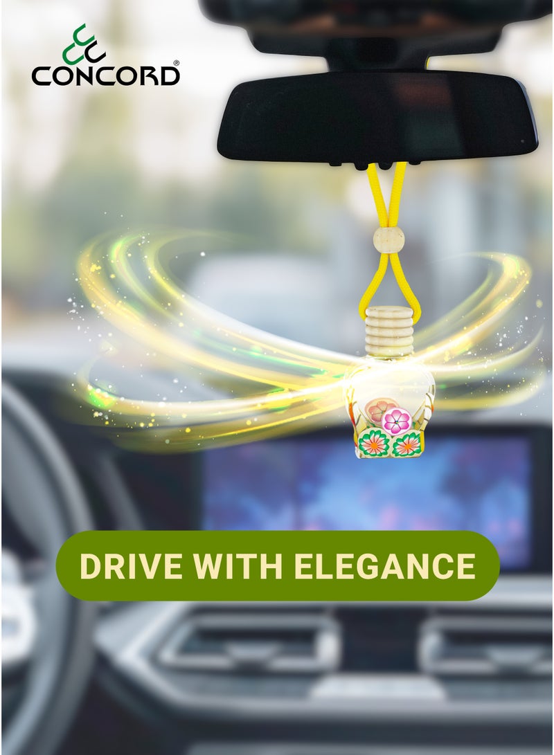 CONCORD - Car and Home Hanging Air freshener, 10ml | Lemon Fragrance, 60 Days Lasting* | Limited Time Offer: PACK OF 2 - Image 4