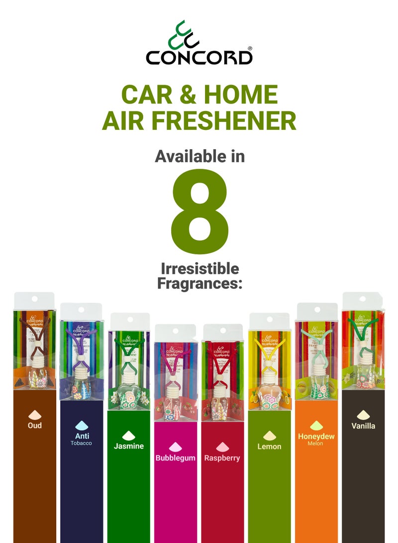CONCORD - Car and Home Hanging Air freshener, 10ml | Lemon Fragrance, 60 Days Lasting* | Limited Time Offer: PACK OF 2 - Image 5