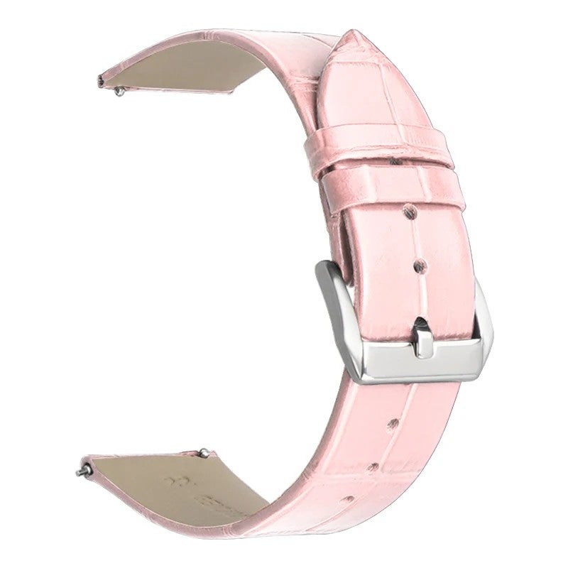 Bluejw ER Genuine Leather Watch Band Replacement Strap – Ultra Thin 18mm 20mm 22mm – Fits Most Watches, Easy to Replace - Image 1