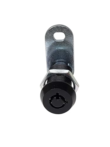 Admiral Locks Tubular Cam Lock, Keyed Alike Removable Key RV Compartment Storage Lock Cabinet Locks (Black Pack of 1, 1-1/8 Inch 90°) - Image 5