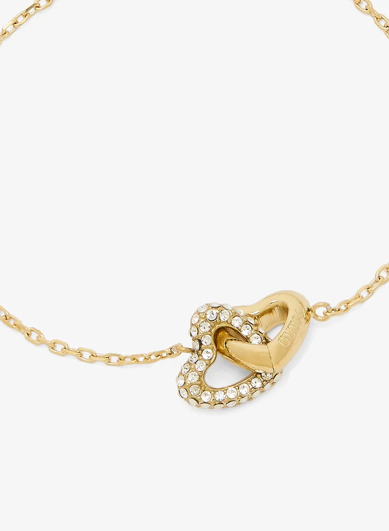 GUESS Heart Links Chain Bracelet