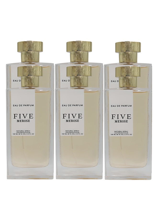 FIVE 6 Pieces Five Merose Perfume 100ml EDP - Image 1