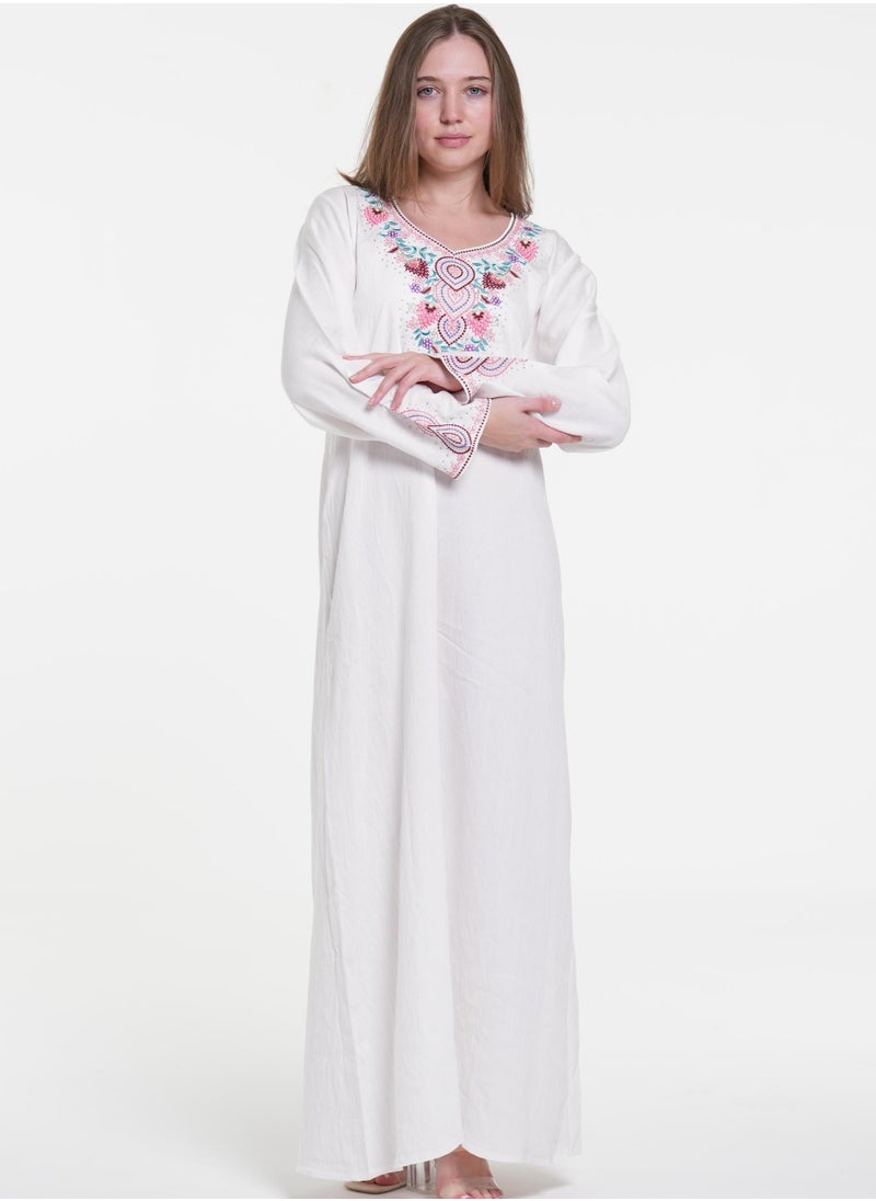 AL BENT AL SHARQIEH women jalabiya , arabian traditional dress  - Image 2
