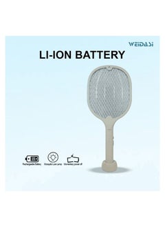 WEIDASI WEIDASI Mosquito Swatter Rechargeable Insect Killer Mosquito Lure Lamp Anti Mosquito Bat 3000V Out WD960  - Image 1