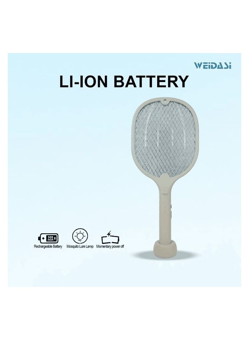 WEIDASI Mosquito Swatter Rechargeable Insect Killer Mosquito Lure Lamp Anti Mosquito Bat 3000V Out WD960 - Image 1