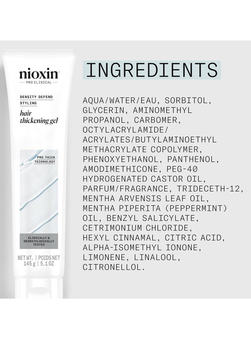 Nioxin Nioxin Density Defend Hair Thickening Gel - Thickening Gel For Volumizing Hair, 5.1 oz (Packaging May Vary)  - Image 3