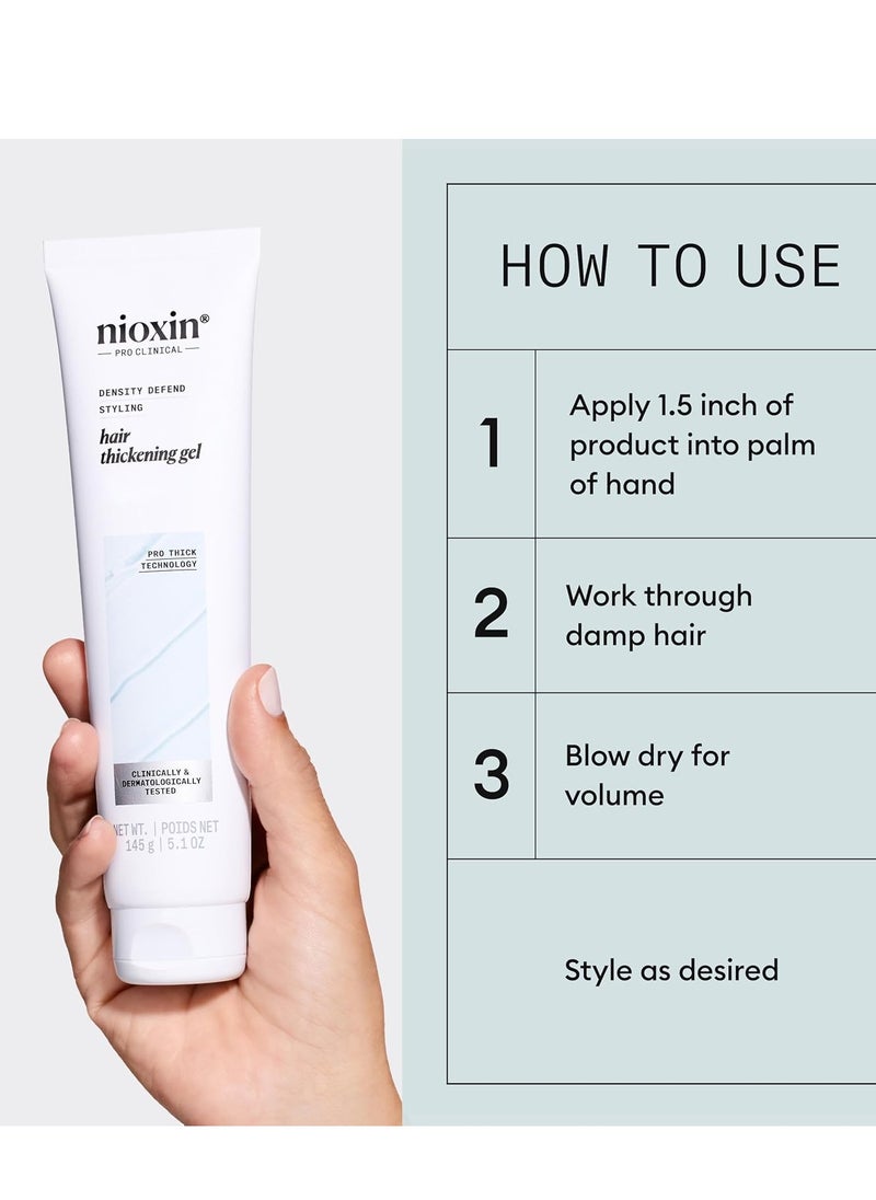 Nioxin Nioxin Density Defend Hair Thickening Gel - Thickening Gel For Volumizing Hair, 5.1 oz (Packaging May Vary)  - Image 5