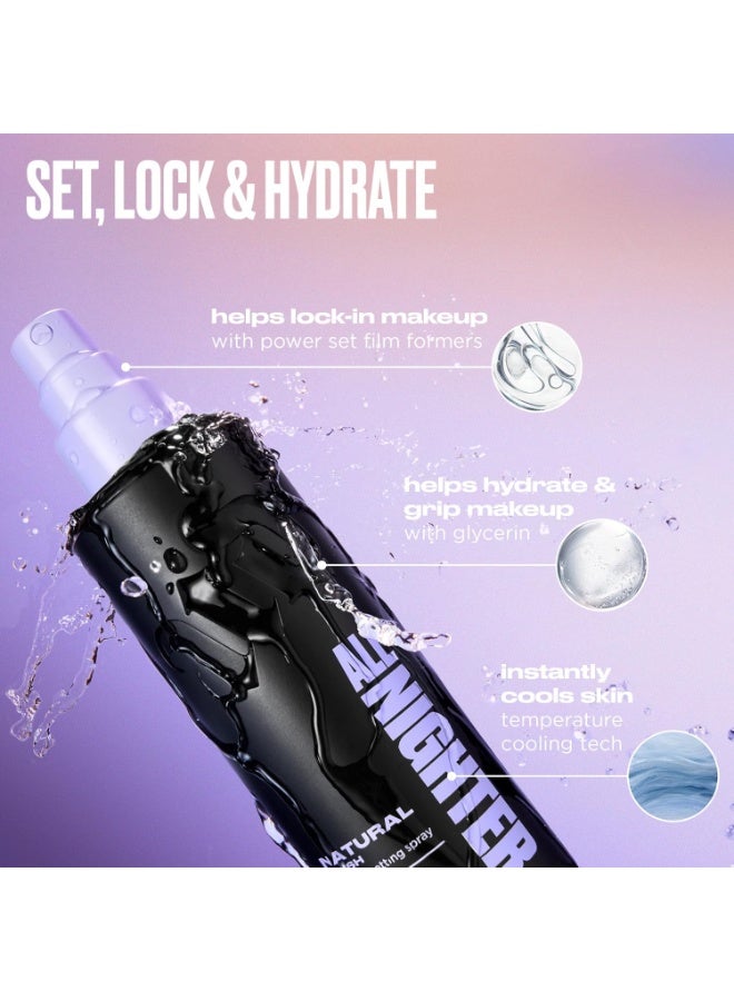 إيربن ديكاي Urban Decay All Nighter Waterproof Makeup Setting Spray – Natural finish, lasts up to 24 hours, ultra-fine mist, smudge-proof, transfer-resistant, with glycerin (30 ml) clear - Image 5