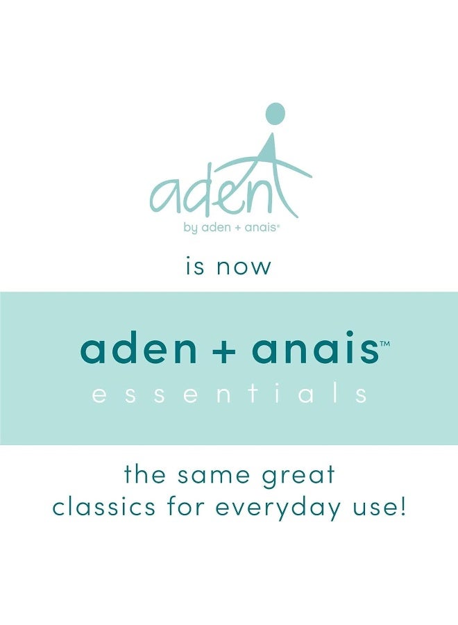 aden + anais أدين + أنيس - منشفة بغطاء أساسية - داستي - عبوة من 2 - Image 4
