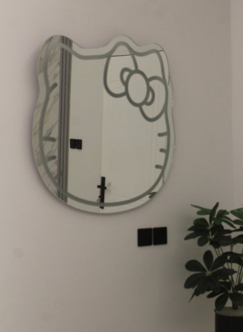 Glass Corner Mirror in the shape of Lulu Caty - Image 2