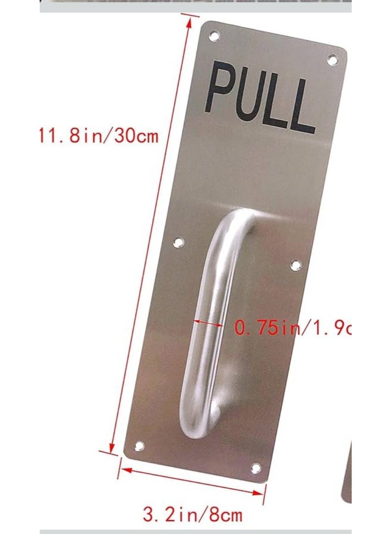 Stainless steel push and pull handle for shops companie offices and malls - Image 3