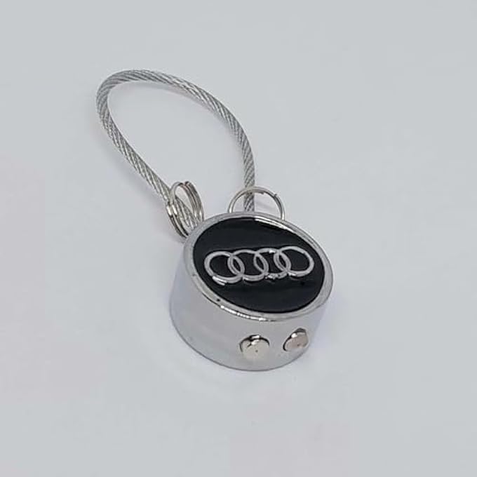 Audi ZINC ALLOY METAL KEYRING COMPATIBLE FOR BIKE, KEYRING FOR CAR, GIFT FOR BOYS - Image 2