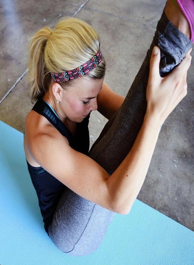 Sweaty Bands Womens Girls Headband - Non-Slip Velvet-Lined Sport Hairband - Light Speed - Image 2