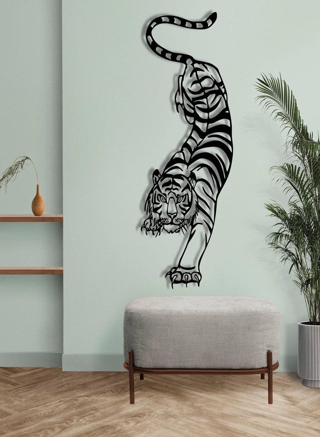 BLIND SHOP Tiger Metal Decor, Metal Wall Art, Year of the Tiger, Wildlife Wall Art,Above Bed Decor,Tiger Metal Wall Art,Housewarming Gift,Man Cave Gift (60x26x1.5 CM) - Image 5