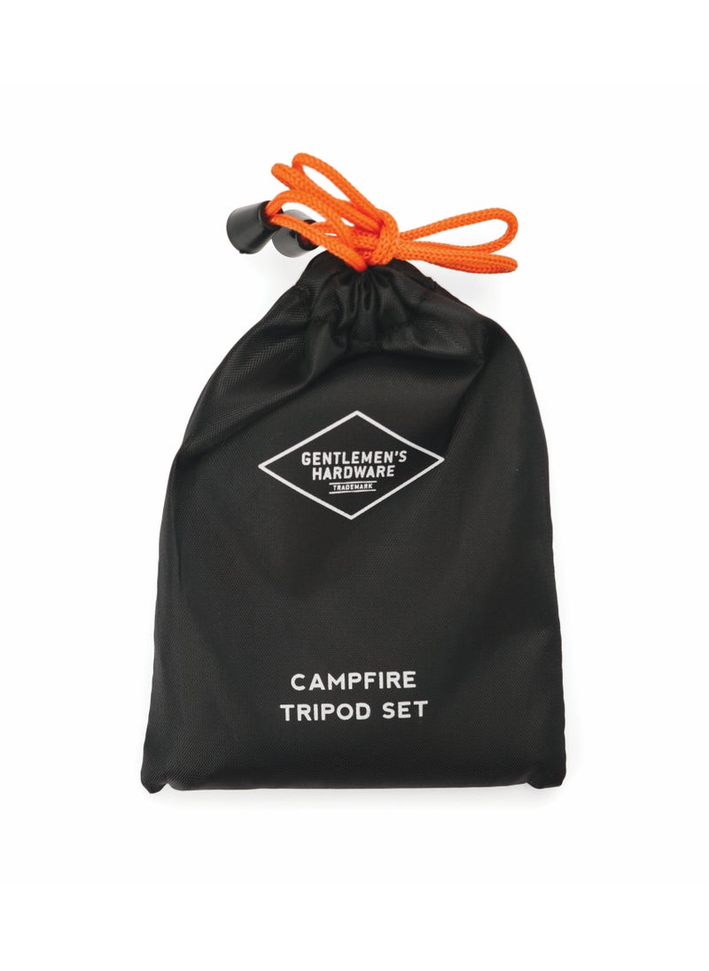 GENTLEMEN'S HARDWARE Campfire Tripod Set - Image 4