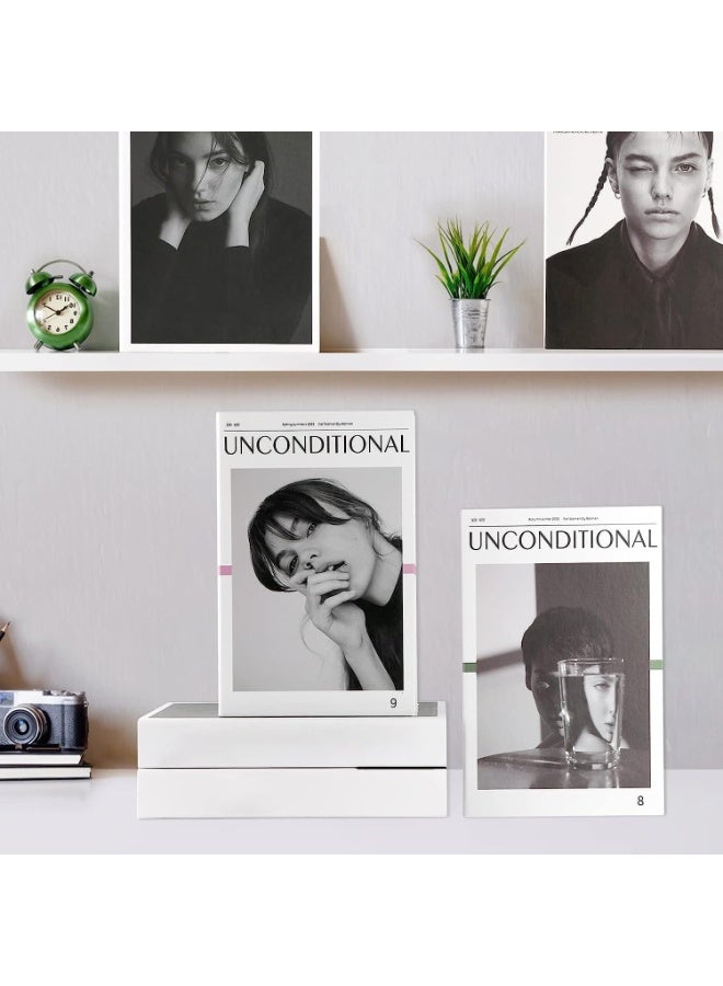 4 قطع كتب اصطناعية للديكور، كتب ديكورية فاخرة وعصرية، ديكور منزلي، رفوف، مدخل عصري، ديكور غرفة المعيشة، كتب مكدسة، ديكور عصري - Image 5