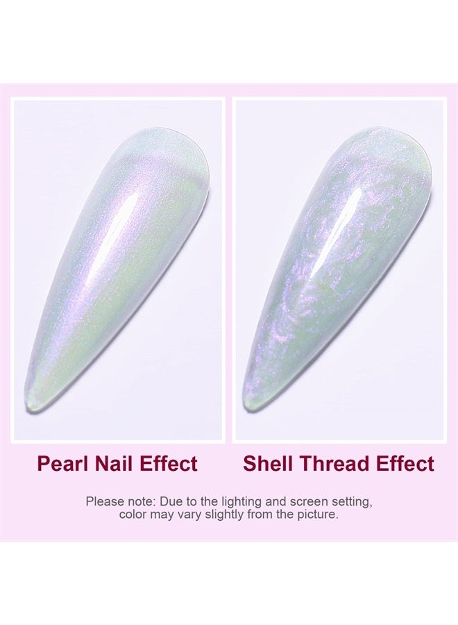 AIMEILI طلاء أظافر جل خالي من الهيما، جل أظافر لامع على شكل حورية البحر - (171) 10 مل - Image 2