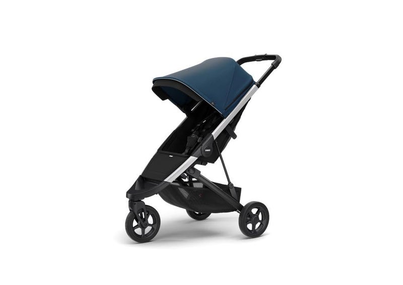 Thule Spring Stroller Compact Baby Stroller Perfect for Everyday Use Features 5Point Harness Lightweight and Compact Design Vented Canopy with SeeThrough Mesh