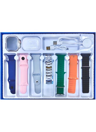 10 in 1 Smart Watch With Durable Earphone Wireless Rechargeable In-ear EarPods with Multiple Replaceable Straps - pzsku/Z543631A1CB7645CA9A40Z/45/_/1734351088/020ee818-354d-47e1-943f-6c3f921a845f