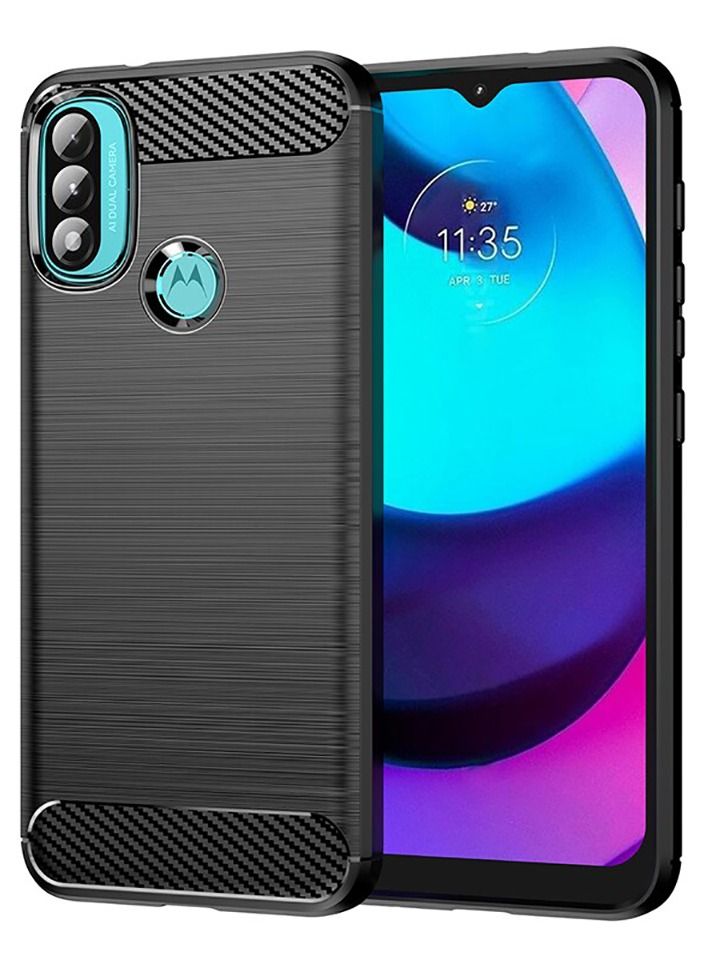 Brushed Carbon Fiber Shockproof Case For Lenovo K14 & Lenovo K14 Plus - Image 1