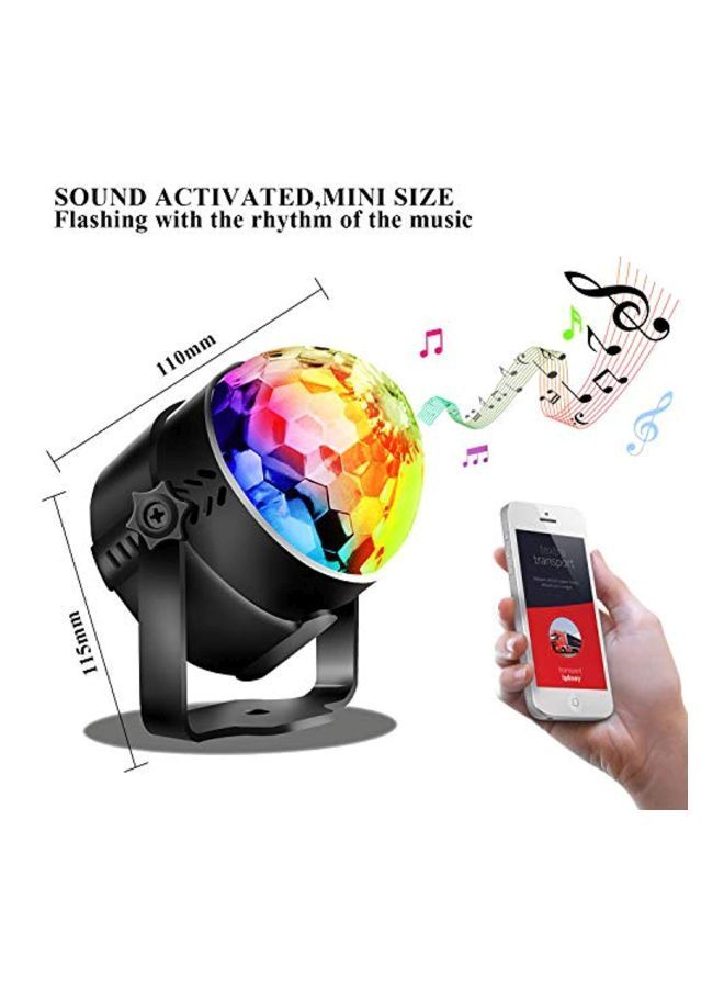 NIBEMINENT LED Disco Ball Party Lights Multicolour 3.8x3.4x3.4inch - Image 4