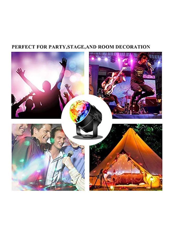 NIBEMINENT LED Disco Ball Party Lights Multicolour 3.8x3.4x3.4inch - Image 2