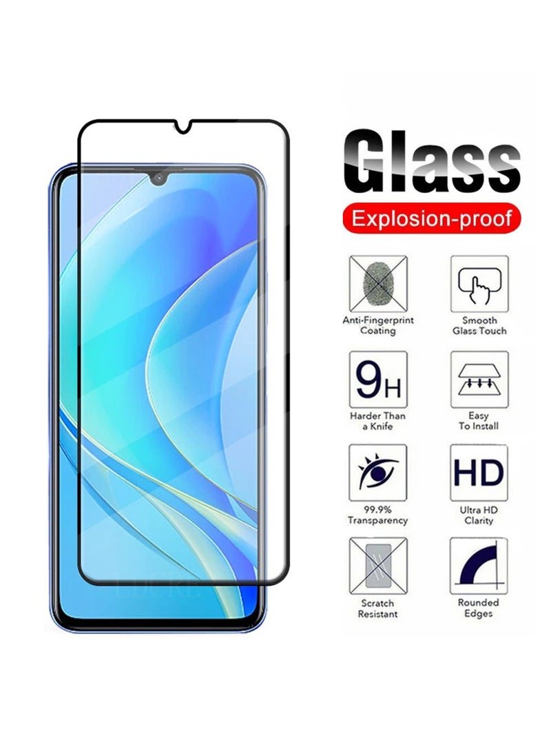Generic - Huawei Nova Y70 Screen Protector – Premium Edge to Edge Tempered Glass Protector, High Transparency, Delicate Touch, Anti-Explosion, Smooth Arc Edges, Easy Installation - Image 1