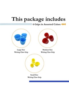 The Pencil Grip Writing Claw, Sample Pack, 2 Each Of Three Sizes - Tpg-21123  - Image 3