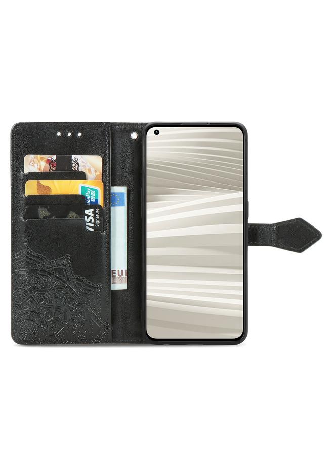 S-TOP Case For OPPO Realme GT2 Pro Mandala Flower Embossed Leather Phone Case - Image 3