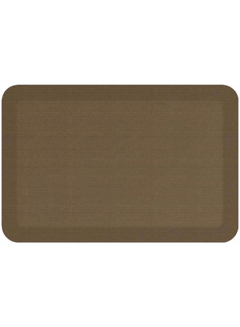 GelPro Designer Comfort Mat-Grasscloth Khaki 20 X 30 Inch - Image 1