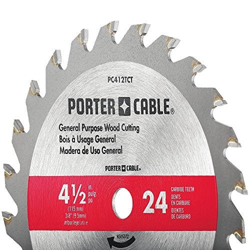 PORTER CABLE PORTER-CABLE PC412TCT 4-1/2" 24T TCT Saw Blade - Image 2