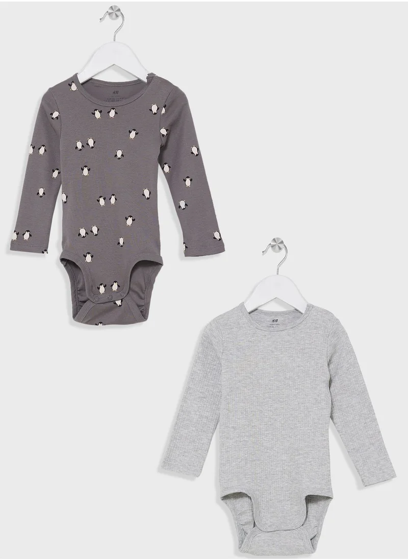 H&M Infant 2 Pack Assorted Bodysuits