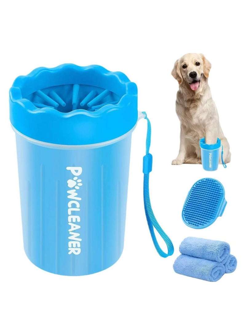 Dog Paw Cleaner, Washer, Buddy Muddy Pet Foot Cleaner for Small Medium Large Breed Dogs/Cats (with 3 absorbent towel) - Image 1