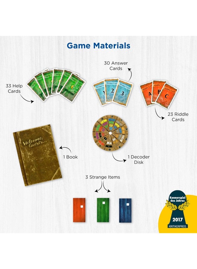 Thames & Kosmos Exit: The Abandoned Cabin - Kennerspiel Des Jahres Winner, Card-Based Family Escape Room Game for 1-4 Players, Ages 12+ - Image 3